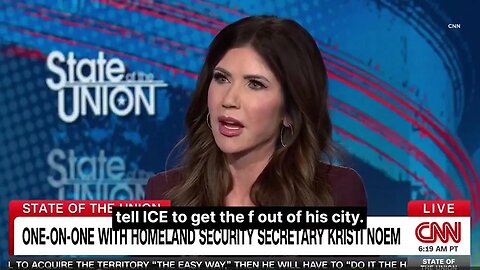 HSS Kristi Noem 'Crushes' CNN's Jake Tapper over Minneapolis shooting