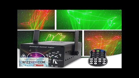 Animation RG Laser Festival Lights Starry Pattern Remote Control Christmas Party KTV Review