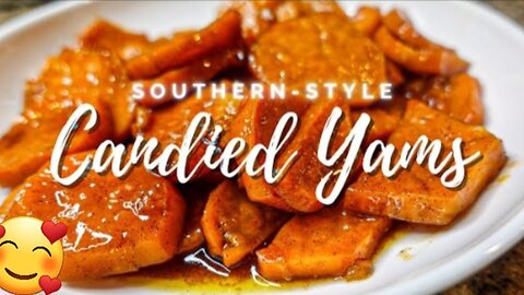 Southern style candied yams | easy & delicious stovetop recipe