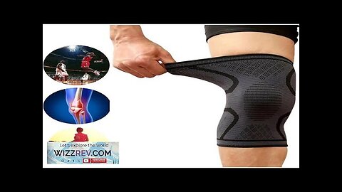 AOLIKES 1 Pair Sports Kneepads Anti-slip Breathable Weightlifting Training Knee Pads Support Review