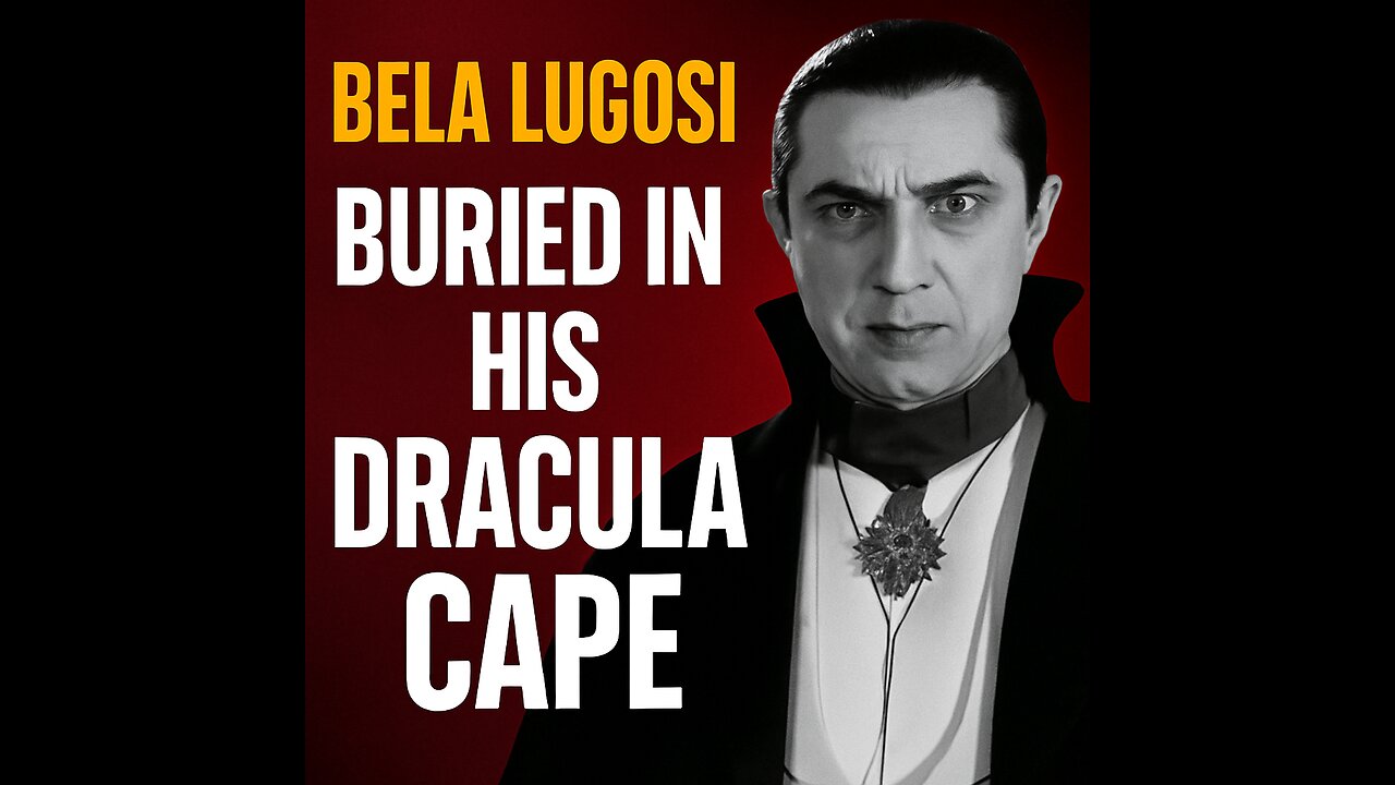 Bela Lugosi Buried in His Dracula Cape