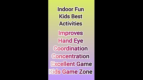 Indoor Fun|Trending game for concentration, hand eye coordination