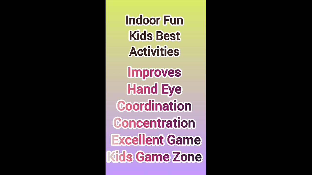 Indoor Fun|Trending game for concentration, hand eye coordination