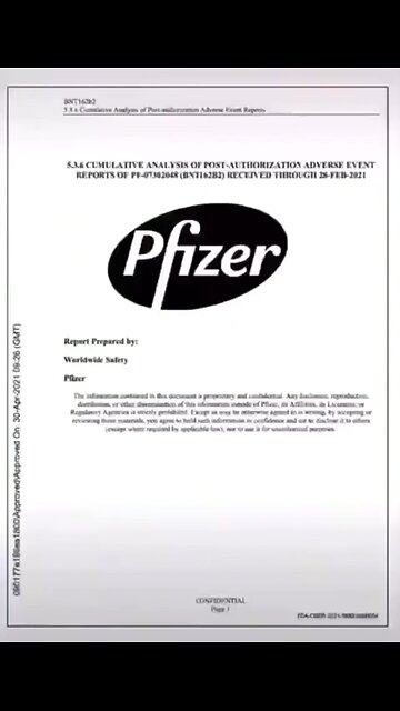 These are the released Pfizer Documents with the thousands of Side Effects that they hide