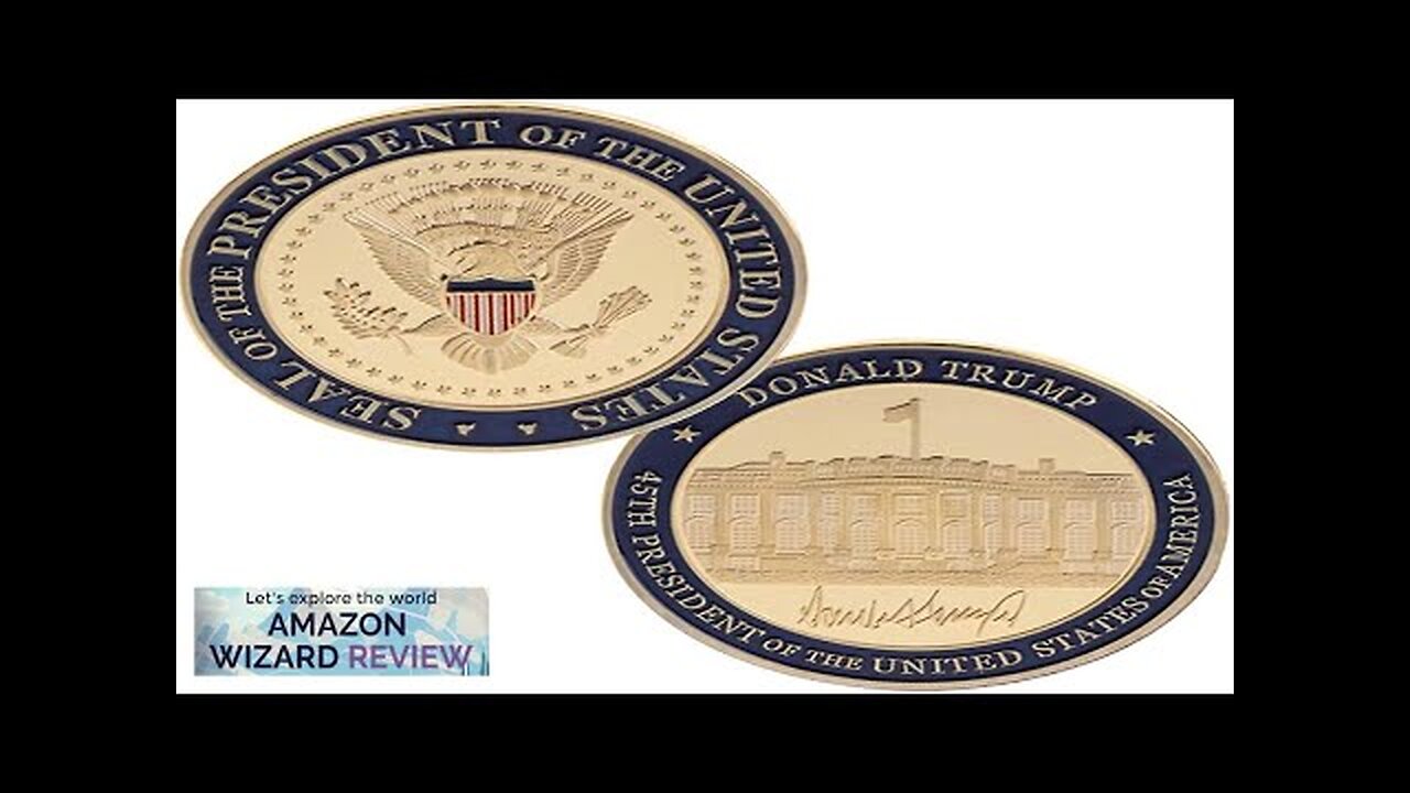 United States The 45th President Donald Trump Inauguration Challenge Coin Review