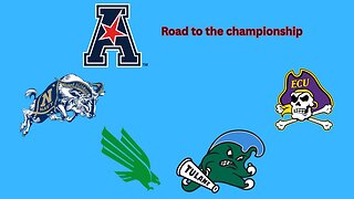 The 4 AAC teams in the race to make their championship game