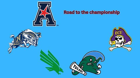 The 4 AAC teams in the race to make their championship game