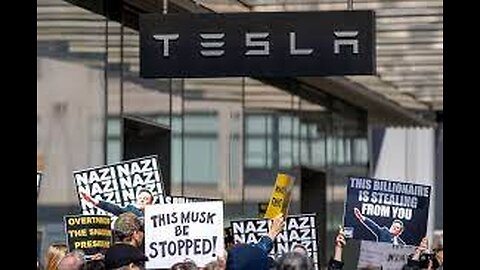 'Resistance' Dems ramp up profanity, vandals target Tesla