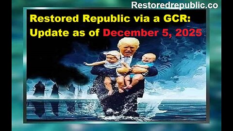 Restored Republic via a GCR: Update