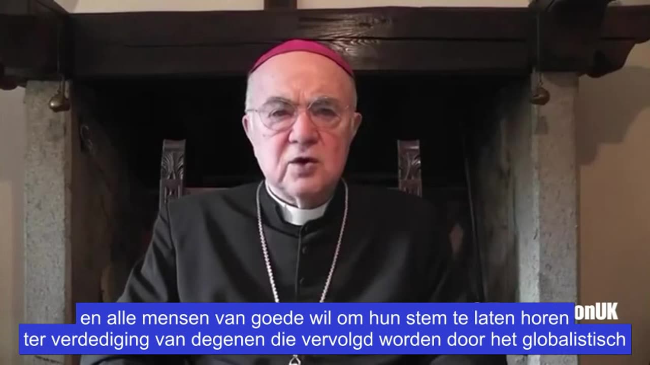 Aartsbisschop Viganò dropt GROTE waarheidsbommen die de globalisten niet zullen waarderen! Eng,NL