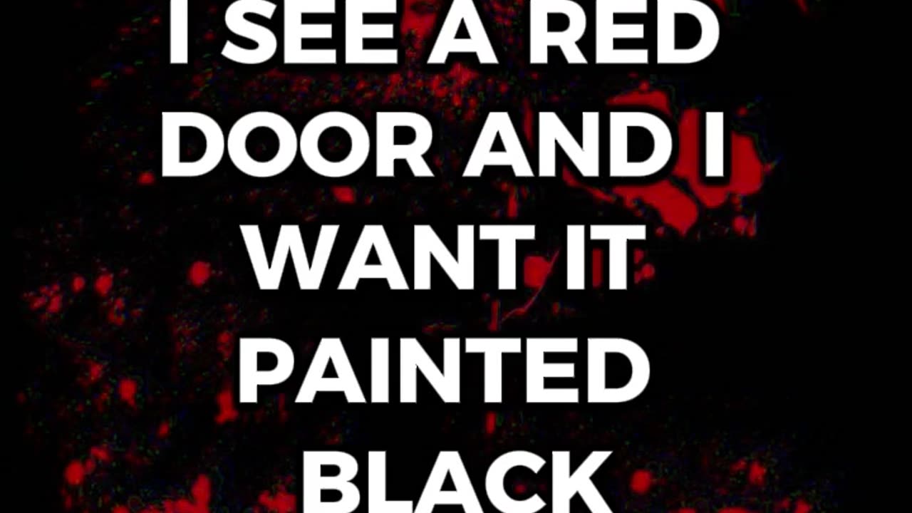 ROLLING STONES PAINT IT BLACK LYRICS SHORT