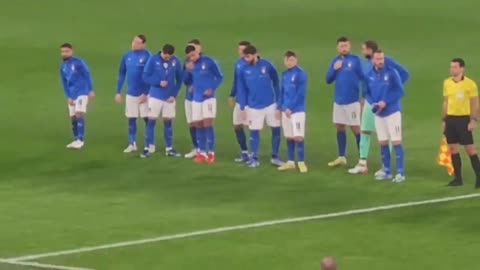 National Anthem of Italy Fratelli d'Italia Il canto degli Italiani (Italy vs North Macedonia)