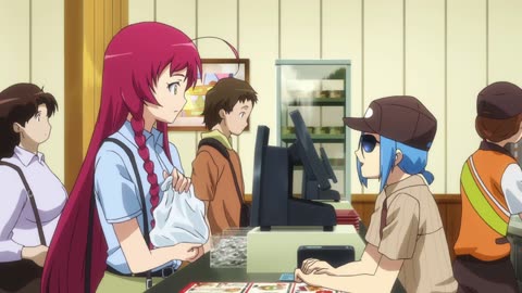 The Devil is A Part-Timer - Mitsuki giving advice to Emi
