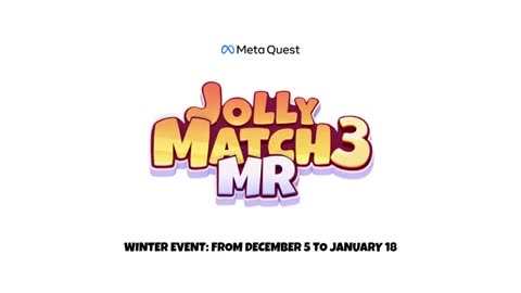 Jolly Match 3 MR - Official Trailer | Upload VR Showcase Winter 2025