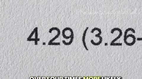 After 10 years: 57% of vaccinated vs 17% of unvaccinated had chronic illness.