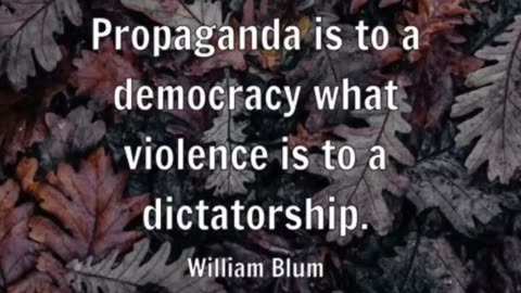CANADA STATE FUNDED PROPAGANDA...
