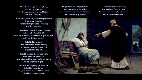 Psalm 51: 1-4 & 7-10 of 19. Tune: St. Kilda