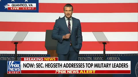 Secretary Of War Pete Hegseth | F.A.F.O. (Addressing Top Military Leaders)