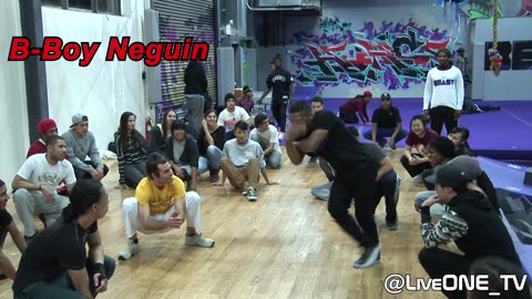🔥RARE behind-the-scenes: B-Boy Neguin owning a high-voltage workshop in Bushwick, NYC!