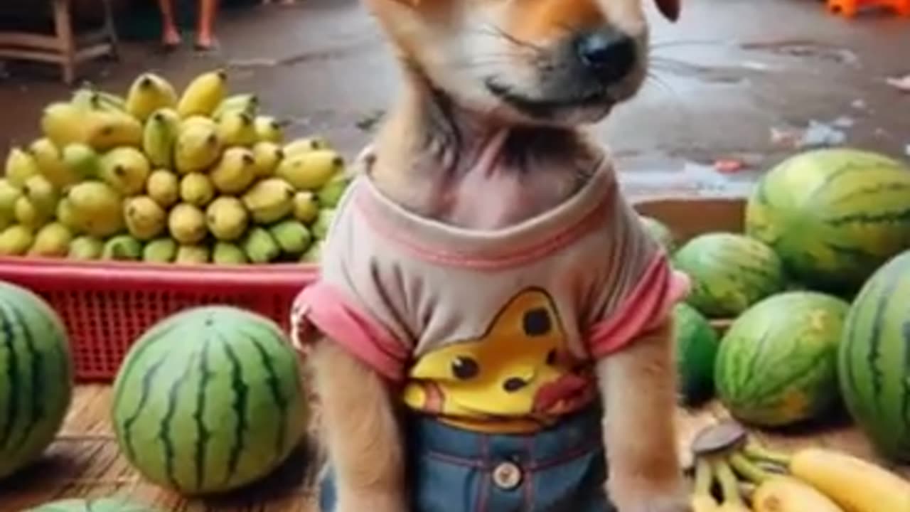 The poor puppy