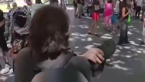 Leftist radicals literally STABBED a guy for waving an Australia Day flag in Melbourne yesterday.