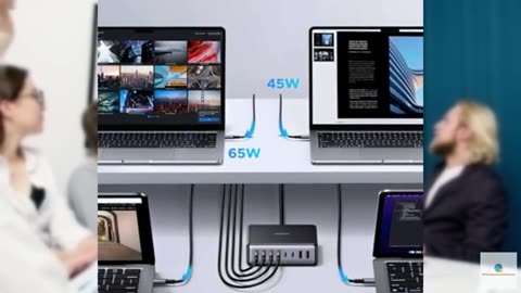 UGREEN Nexode 200W GaN USB C Charging Station, 8-Port Desktop Charger with PD 10