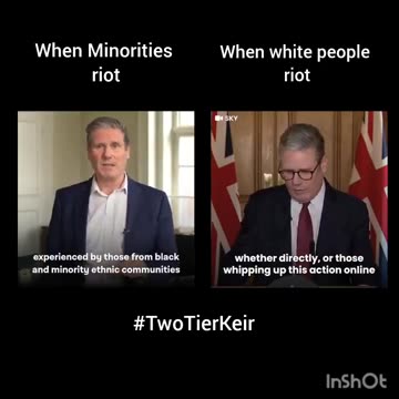 When white people riot vs Minorites....