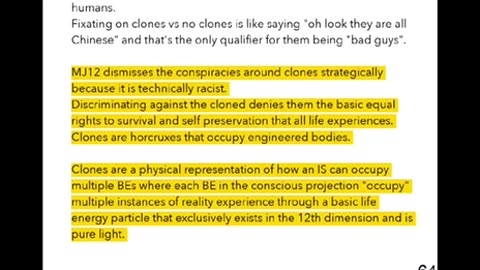 Majestic Message of Disclosure RE- Clones