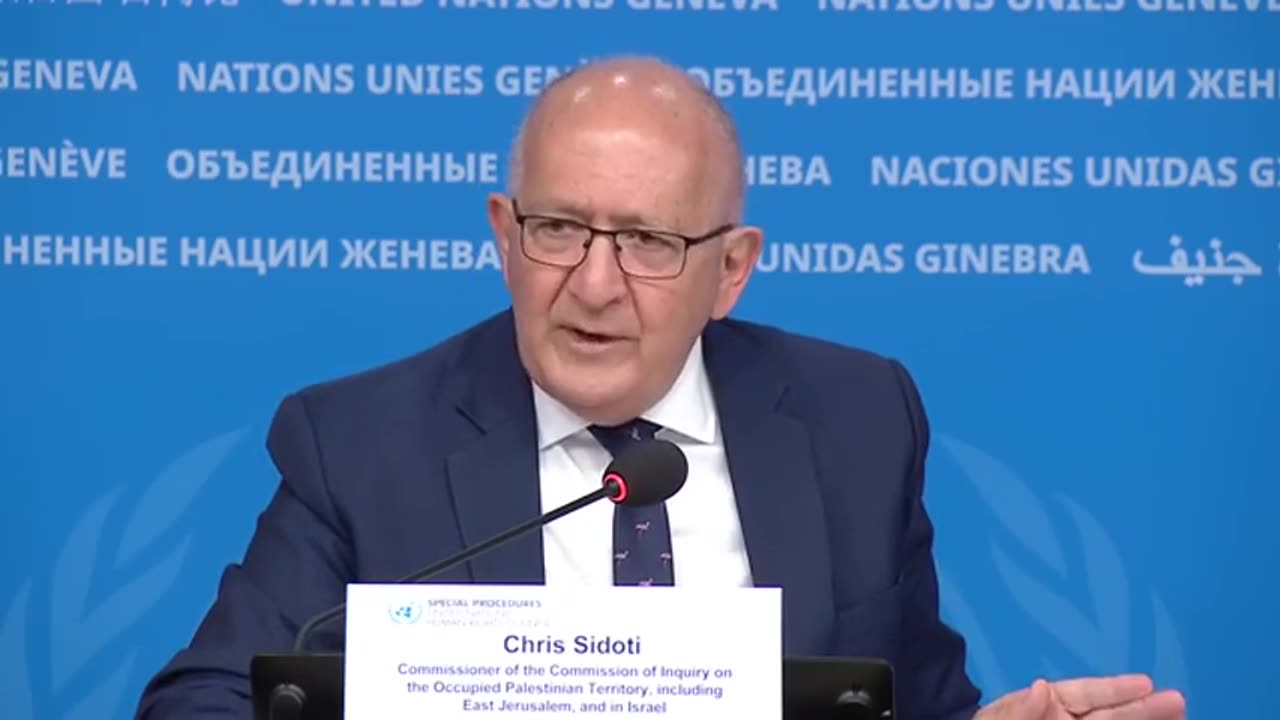 Israel has committed genocide in Gaza, UN Commission finds Press Conference, 16 September 2025