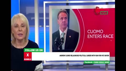 Former NY Governor, Andrew Cuomo enters the NY mayoral race