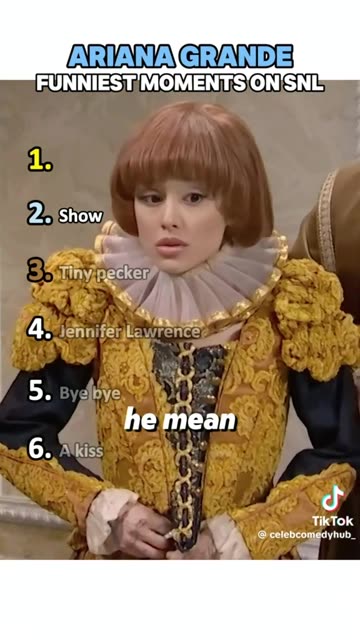 Ariana Grande funniest moments on SNL