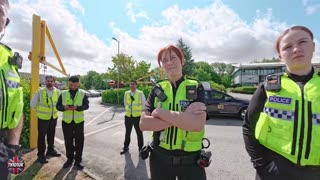 English taxes pay for white genocide , Police arrive INSTANTLY