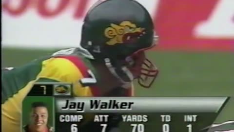 WLAF 1995 BARCELONA DRAGONS AT LONDON MONARCHS