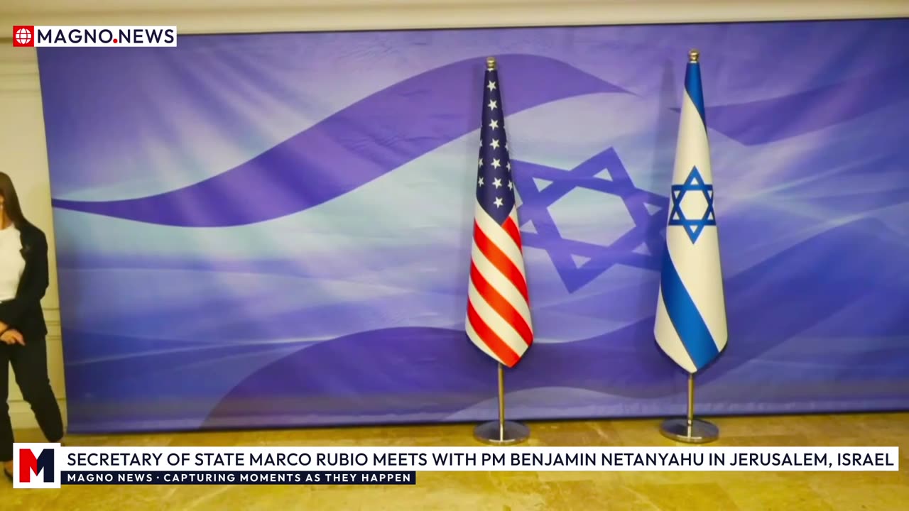 🇺🇸|🇮🇱 Secretary of State Marco Rubio meets with PM Benjamin Netanyahu in Jerusalem, Israel [LIVE]