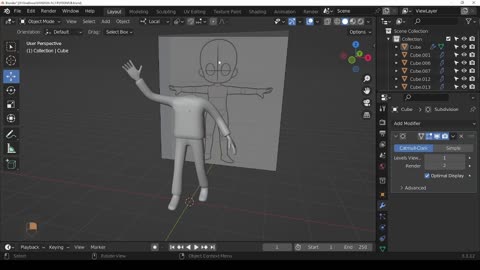 Personaje simple - cuerpo