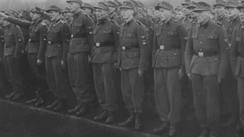 Estonian Waffen SS volunteers taking the oath.