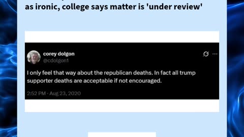 Stonehill professor describes assassination of Kirk as ironic, college says matter is 'under review'