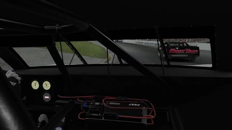 In-car Super Late Model #56 at Lakeland Speedway on iRacing