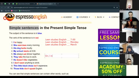 Fluency Builders-A1 (26) Make a simple sentence