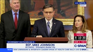 ‘This Is Outrageous!’: Mike Johnson Goes Nuclear On Chuck Schumer Over ‘Playing Games’ With Shutdown