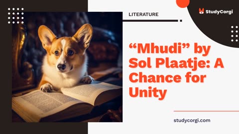 "Mhudi" by Sol Plaatje: A Chance for Unity