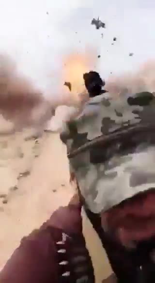 Islamic fighters eliminated by rocket, smile erased in an instant
