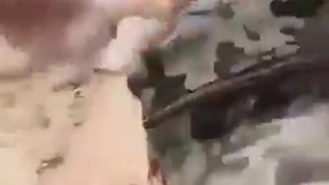 Islamic fighters eliminated by rocket, smile erased in an instant