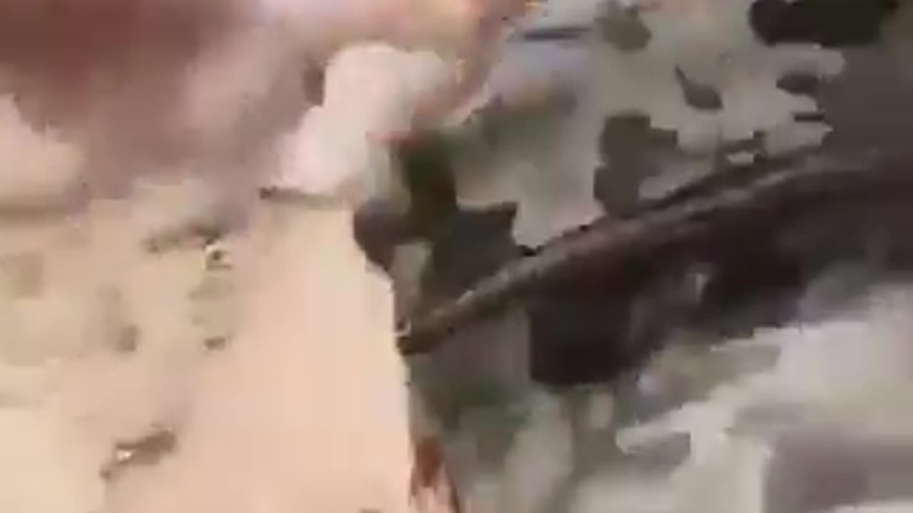 Islamic fighters eliminated by rocket, smile erased in an instant