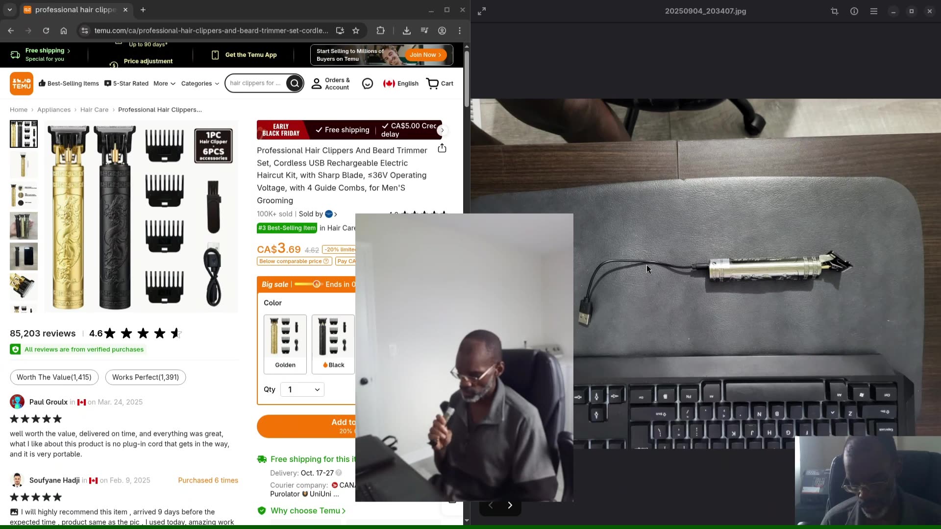 1‑Year Review: $3 Temu CYCG YG28147 Hair Clippers & Beard Trimmer — Can It Shave Your Head?