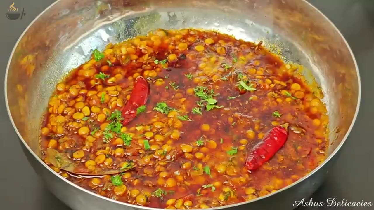 Chana Dal Masala - Dhaba Style Chana Dal Tadka - Masala Chana Dal Recipe - चना दाल तड़का ढाबा स्टाइल