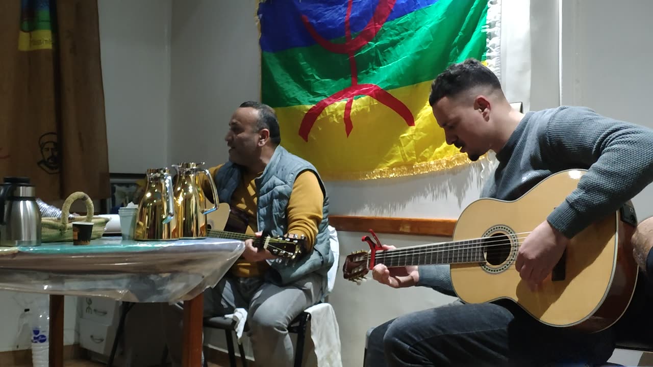 احتفال بالسنة الامازيغية الجديدة 2976 جمعية ماسينيسا طنجة وصلة غنائية ثقيم خيجن وزرو