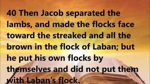 God blesses Jacob’s method of breeding