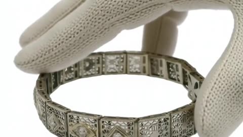 Antique Filigree Openwork Bracelet