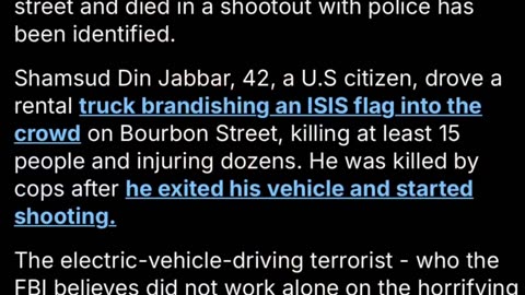 New Orleans terrorist sparks mystery over hidden object spotted on the back of his EV
